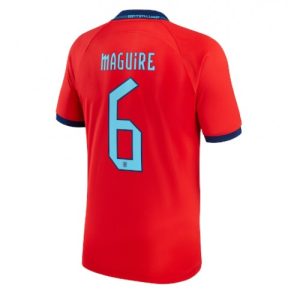 Fotballdrakt Herre England Harry Maguire #6 Bortetrøye FIFA VM 2022 Kortermet