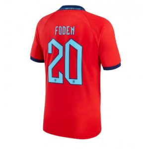 Fotballdrakt Herre England Phil Foden #20 Bortetrøye FIFA VM 2022 Kortermet