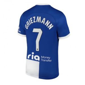 Atletico Madrid Fotballdrakt Herre Antoine Griezmann #7 Bortedrakt 2023-24 Kortermet