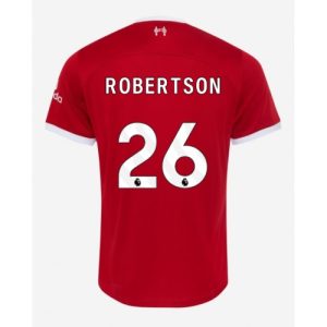 Liverpool Fotballdrakt Herre Andrew Robertson #26 Hjemmedrakt 2023-24 Kortermet