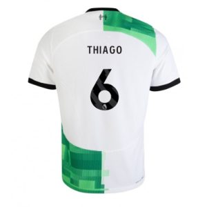 Liverpool Fotballdrakt Herre Thiago Alcantara #6 Bortedrakt 2023-24 Kortermet