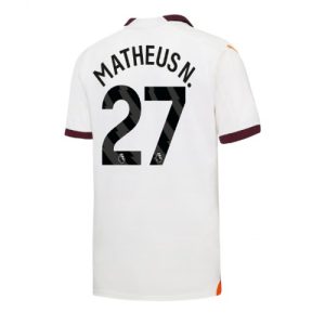 Manchester City Fotballdrakt Herre Matheus Nunes #27 Bortedrakt 2023-24 Kortermet