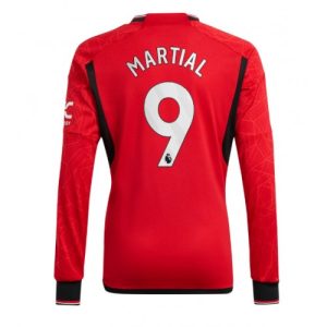 Manchester United Fotballdrakt Herre Anthony Martial #9 Hjemmedrakt 2023-24 Langermet